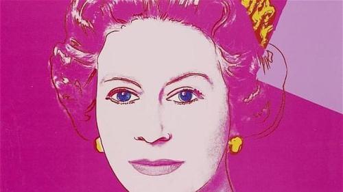 Uno de los retratos que Andy Warhol hizo de Isabel II adquiridos ahora por la Royal Collection. 